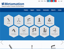 Tablet Screenshot of metamation.com